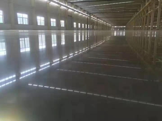 沈阳天广仁和药业物流车间混凝土本色金钢砂密封固化耐磨钢化地坪